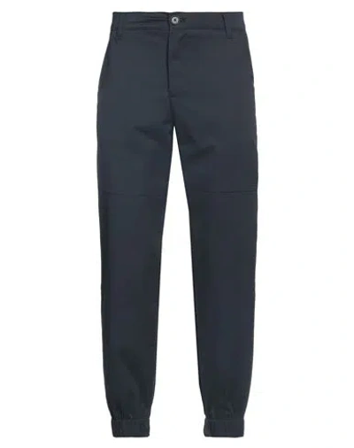 Armani Exchange Man Pants Midnight Blue Size 33 Cotton, Elastane