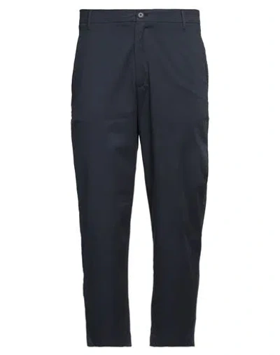 Armani Exchange Man Pants Midnight Blue Size 31 Cotton, Elastane