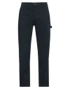 Armani Exchange Man Pants Midnight Blue Size 33 Cotton, Elastane In Blue