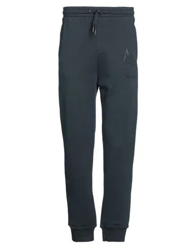 Armani Exchange Man Pants Midnight Blue Size L Cotton, Elastane