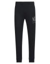 Armani Exchange Soft Yarn Jogger Pants With Logo In Blue