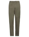 Armani Exchange Man Pants Military Green Size 31 Cotton, Elastane