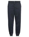 Armani Exchange Man Pants Navy Size 33 Cotton, Elastane In Navy Blue