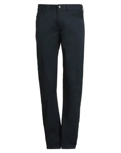 Armani Exchange Man Pants Navy Size 31w-34l Cotton, Elastane In Blue