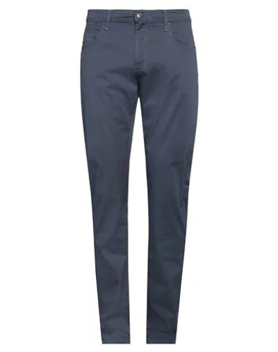Armani Exchange Man Pants Navy Size 33 Cotton, Elastane