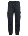Armani Exchange Man Pants Navy Size 38 Cotton, Elastane In Navy