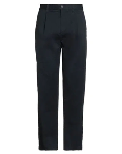 Armani Exchange Man Pants Navy Size 34 Cotton, Elastane In Blue