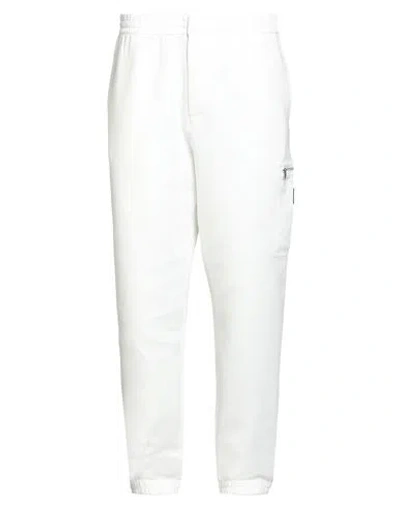 Armani Exchange Man Pants Off White Size L Cotton, Polyester, Elastane
