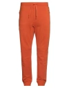 Armani Exchange Man Pants Orange Size S Cotton, Elastane