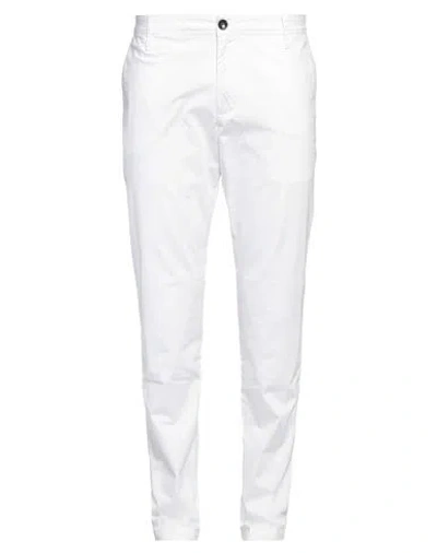 Armani Exchange Man Pants White Size 32 Cotton, Elastane