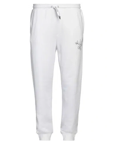 Armani Exchange Man Pants White Size L Cotton