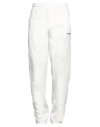 Armani Exchange Man Pants White Size L Cotton, Polyester, Elastane In White
