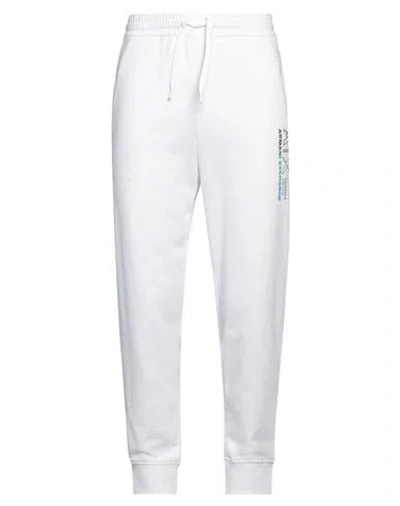 Armani Exchange Pants In White