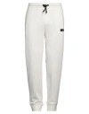 Armani Exchange Man Pants White Size L Cotton, Polyester, Elastane In White