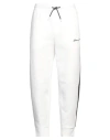 Armani Exchange Man Pants White Size L Cotton, Polyester, Elastane In White