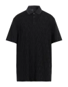 Armani Exchange Man Polo Shirt Black Size L Cotton