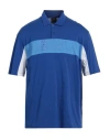 Armani Exchange Man Polo Shirt Blue Size S Cotton