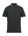 Armani Exchange Man Polo Shirt Dark Green Size L Cotton