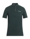 Armani Exchange Man Polo Shirt Dark Green Size S Cotton