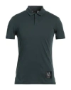 Armani Exchange Man Polo Shirt Dark Green Size S Cotton