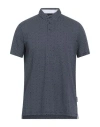 Armani Exchange Man Polo Shirt Midnight Blue Size L Cotton