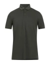 Armani Exchange Man Polo Shirt Military Green Size M Cotton