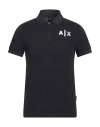 Armani Exchange Man Polo Shirt Navy Size Xs Cotton