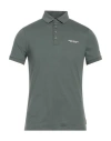 Armani Exchange Man Polo Shirt Dark Green Size S Cotton