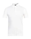 Armani Exchange Man Polo Shirt White Size L Cotton