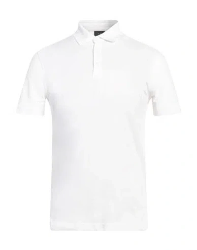 Armani Exchange Man Polo Shirt White Size L Cotton
