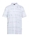 Armani Exchange Man Polo Shirt White Size L Cotton
