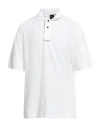 Armani Exchange Man Polo Shirt White Size L Cotton