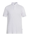 Armani Exchange Man Polo Shirt White Size L Cotton