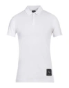 Armani Exchange Man Polo Shirt White Size M Cotton