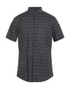 Armani Exchange Man Shirt Black Size L Cotton, Elastane