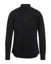 Armani Exchange Man Shirt Black Size S Cotton, Polyamide, Elastane