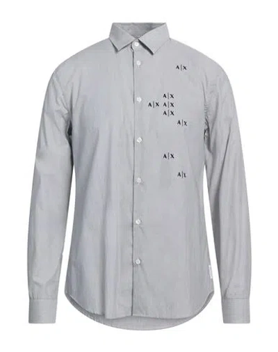 Armani Exchange Man Shirt Black Size M Cotton