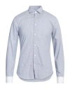 Armani Exchange Man Shirt Blue Size S Cotton In Blue