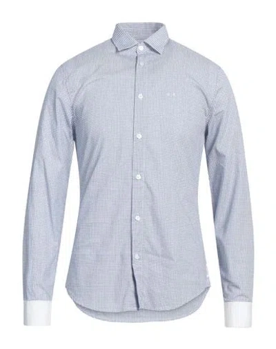 Armani Exchange Man Shirt Blue Size S Cotton