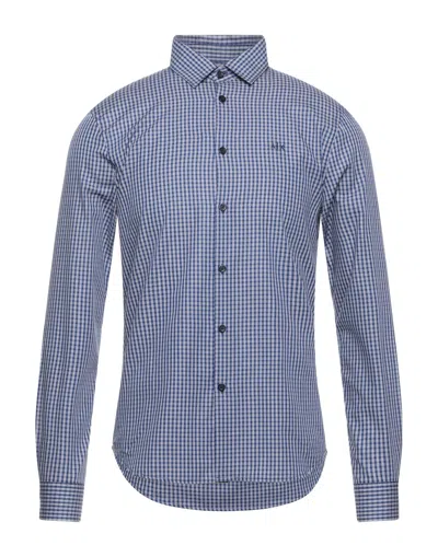 Armani Exchange Shirts In Blue