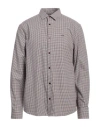 Armani Exchange Man Shirt Burgundy Size L Cotton In Red