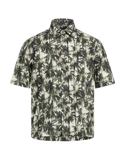 Armani Exchange Man Shirt Dark Green Size Xs Cotton