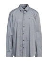 Armani Exchange Man Shirt Grey Size L Cotton In Grey