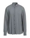 Armani Exchange Man Shirt Military Green Size M Viscose In Green