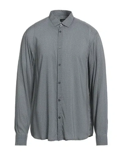 Armani Exchange Man Shirt Military Green Size M Viscose