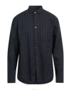 Armani Exchange Man Shirt Navy Size L Cotton In Navy