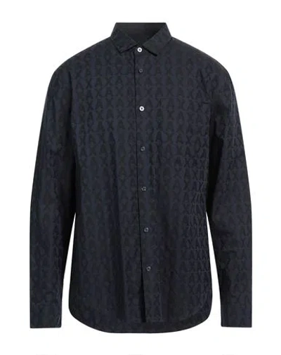 Armani Exchange Man Shirt Navy Size L Cotton