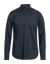 Armani Exchange Man Shirt Navy Blue Size M Cotton