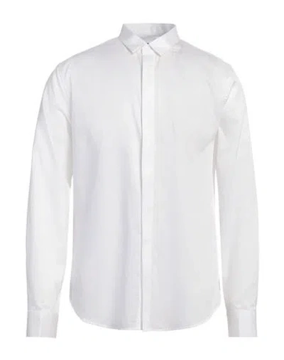 ARMANI EXCHANGE ARMANI EXCHANGE MAN SHIRT WHITE SIZE S COTTON