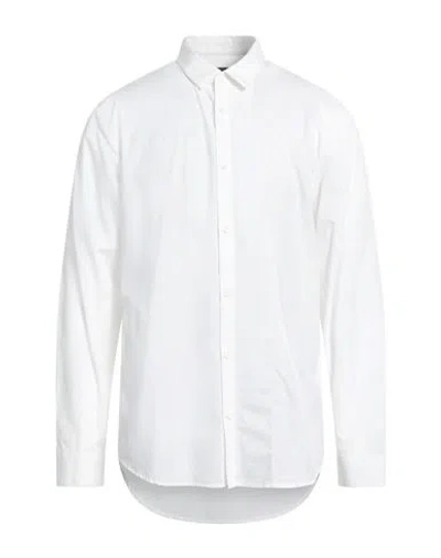 Armani Exchange Man Shirt White Size M Cotton